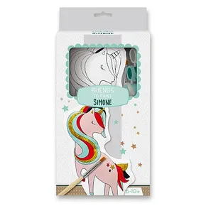 Avenue Mandarine Friends to Paint Kreativset - Einhorn Simone